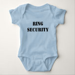 Hochzeitsring-Brautparty Baby Strampler<br><div class="desc">Hochzeitsringschutzanzug für Hochzeitsfeier.</div>