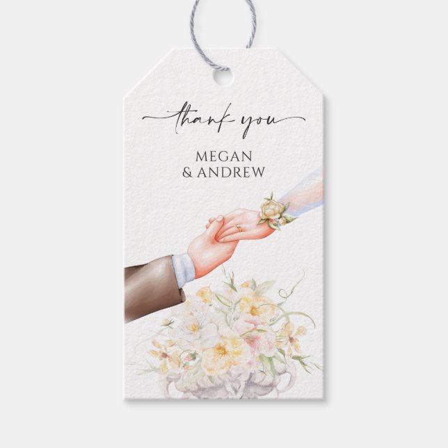 Hochzeitsring Geschenkanhänger (Vorderseite)