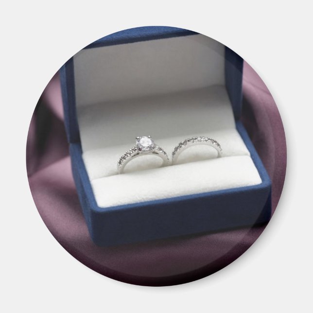 Hochzeitsring-Set Magnet (Vorne)