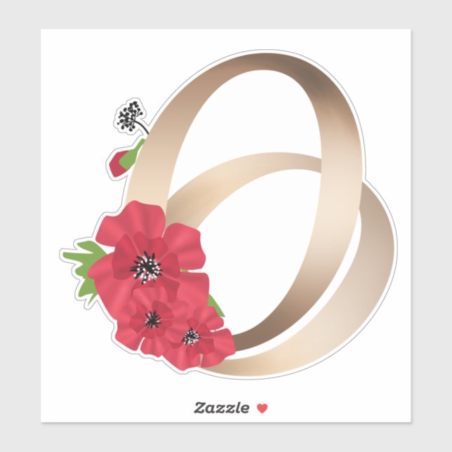 Hochzeitsringe, Ringe, Gold, Liebe, Vintag, Retro, Aufkleber (Blatt)