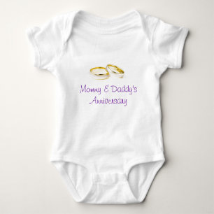 Hochzeitsrings Baby Strampler