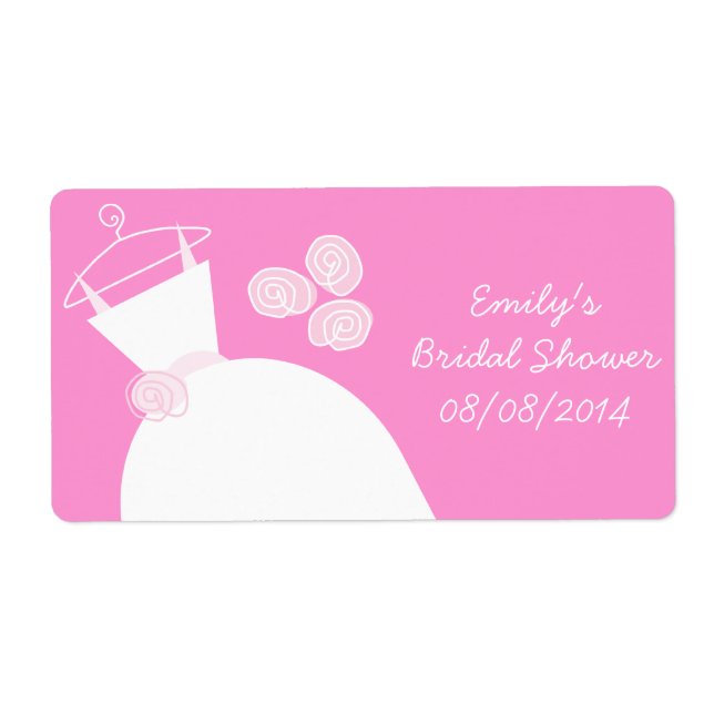 Hochzeitsrosa Brautparty horizontal (Vorne)