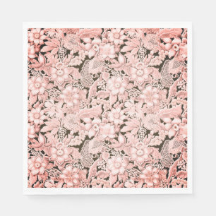 Hochzeitsrosa Vintag Serviette