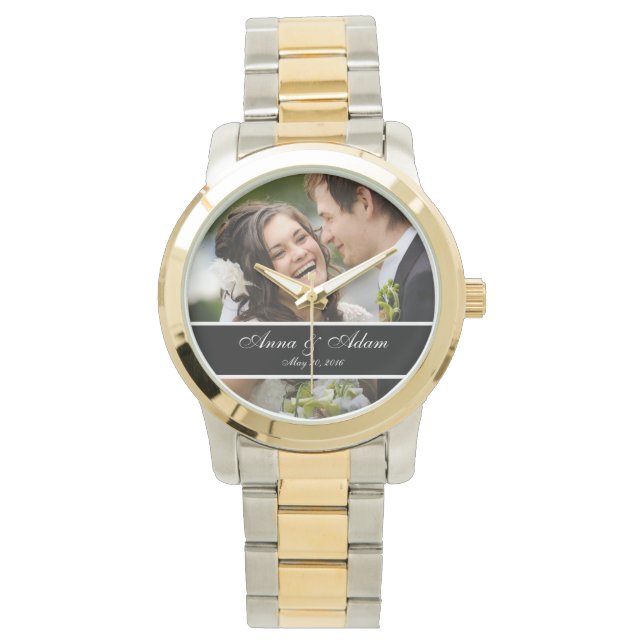 Hochzeitssache Foto Armbanduhr (Vorderseite)