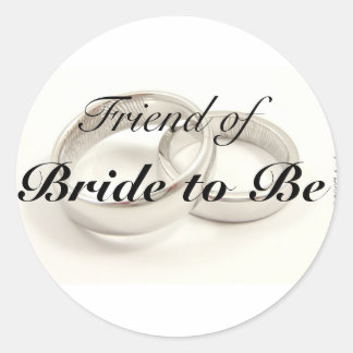 Hochzeitssandale Runder Aufkleber