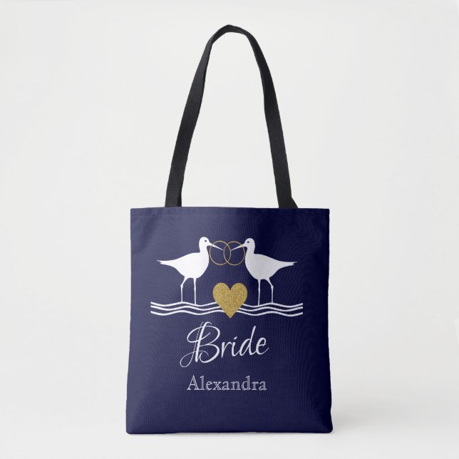 Hochzeitssandpferde der Nautischen Marine Tasche (Vorderseite)