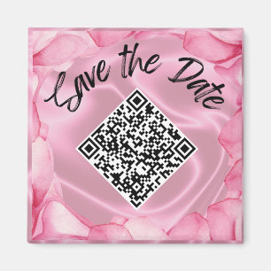 Hochzeitssattel für das benutzerdefinierte QR-Code Magnet