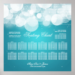 Hochzeitssattelschablone glänzen und sparkle türki poster