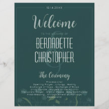 Hochzeitsschick Moderne Elegante Simple Green Emer