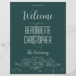 Hochzeitsschick Moderne Elegante Simple Green Emer