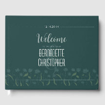 Hochzeitsschick Moderne Elegante Simple Green Emer