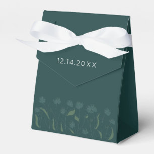 Hochzeitsschick Moderne Elegante Simple Green Emer Geschenkschachtel