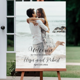 Hochzeitsschild Foto: Passe deine perfekte Hochzei Poster