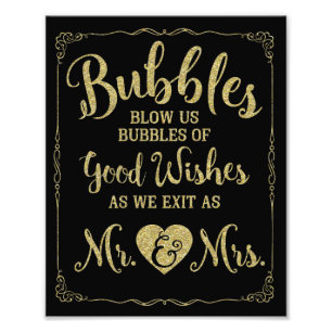 Hochzeitsschild Hochzeitsposter, Goldhochzeit Fotodruck