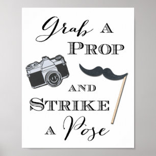 Hochzeitsschilder Photobooth Poster Schnapp dir ei