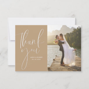 Hochzeitsschreiben dank Fotokarte Dankeskarte