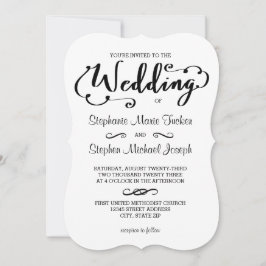 Hochzeitsschrift - Einladung