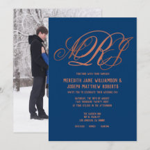 Hochzeitsschrift für Monogramm-Schriftzeichen mit 