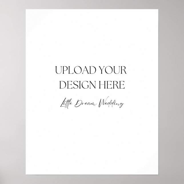 Hochzeitsschrift (Kardinal) Poster (Vorne)