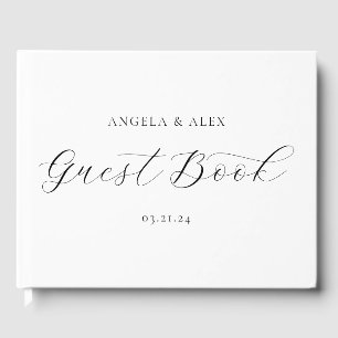 Hochzeitsschrift Pretty Elegant Swash Gästebuch