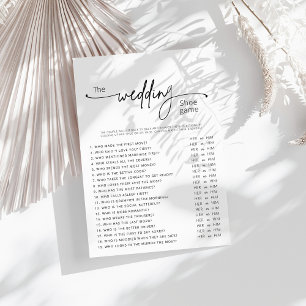 Hochzeitsschuhspiel, Brautparty Game