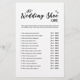 Hochzeitsschuhspiel für Hochzeit oder Brautparty