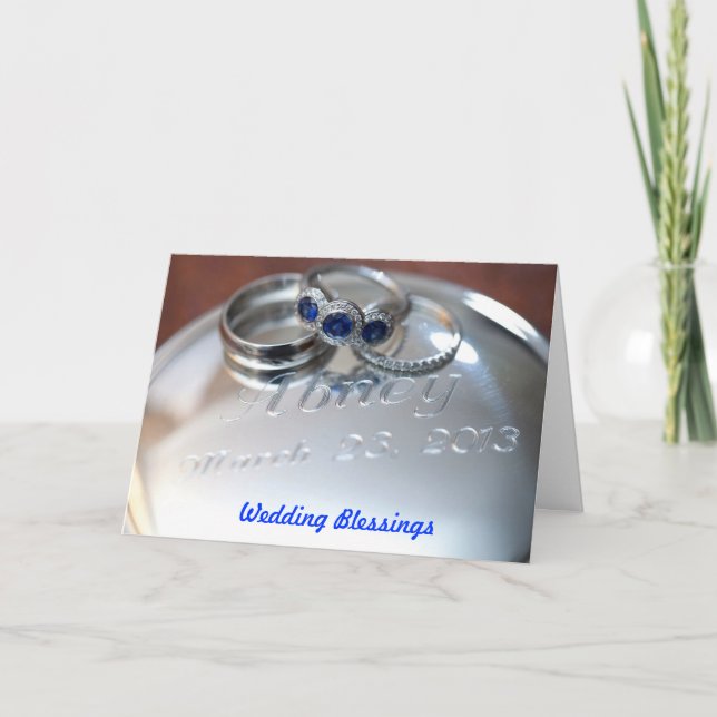 Hochzeitssegnung Karte (Vorderseite)