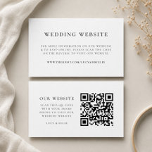 Hochzeitsseite | Eleganter Chic UAWG QR Code