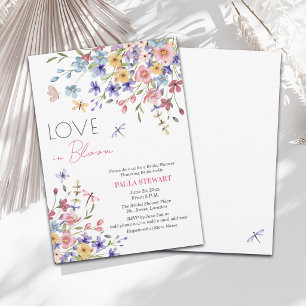 Hochzeitsshower Love in Bloom Libellen Einladung