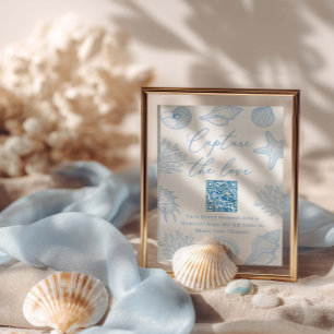 Hochzeitsshower mit Muscheln: Die Liebe einfangen Poster