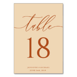 Hochzeitssitzplan Tischnummer