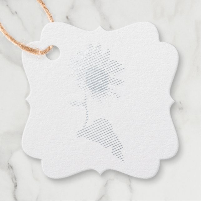 Hochzeitssonne in den Bergen lässig hell Geschenkanhänger (Vorderseite)