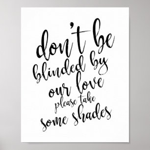 Hochzeitssonnenbrillen Geschenke 8x10 Hochzeitssch Poster