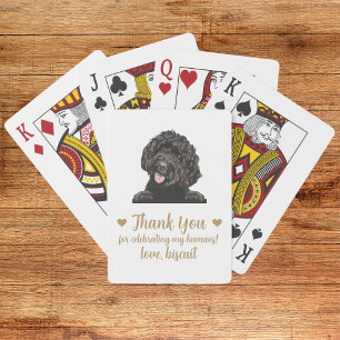 Hochzeitsspielkarten als Hundegeschenk Spielkarten