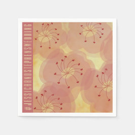 Hochzeitsstandard Napkin asiatisch beeinflusst Flo Serviette