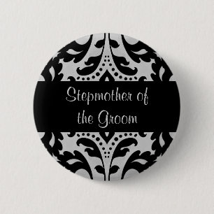 Hochzeitsstiefmutter des Bräutigams Button