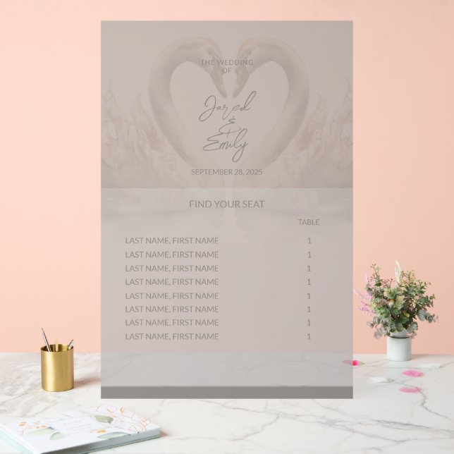 Hochzeitsstift Akryllisches Zeichen Acrylschild (Hochzeit)