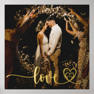 Hochzeitsstift Foto Moderne Liebe Styled Hearts Foliendrucke
