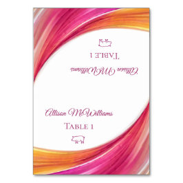 Hochzeitsstift für Platzkarten-Schweinefleisch Tischnummer