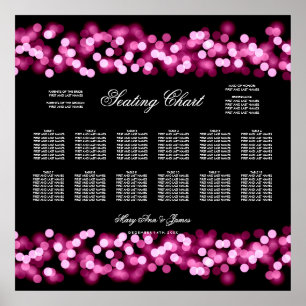 Hochzeitsstift Rosa Hollywood Glam Poster