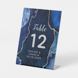 Hochzeitsstiftung der Marine und der Silver Agate- Sockelschild