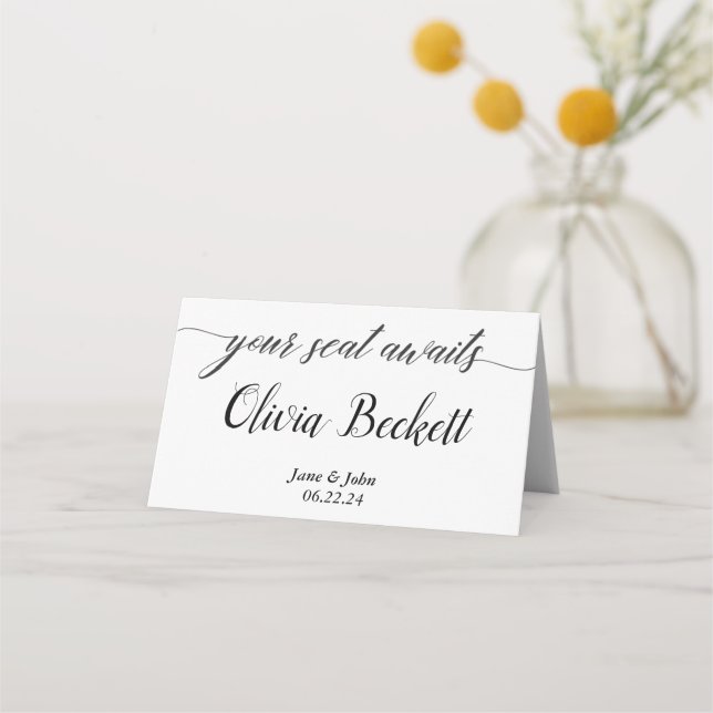 Hochzeitsstiftung Platzkarte (Vorderseite)