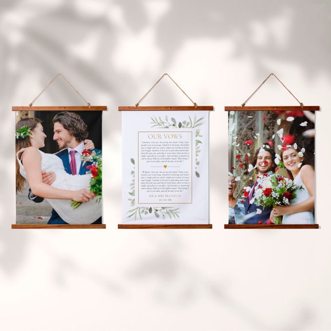 Hochzeitsstimmen Jubiläum 2 Foto Grüne Wandteppich Mit Holzrahmen (Von Creator hochgeladen)