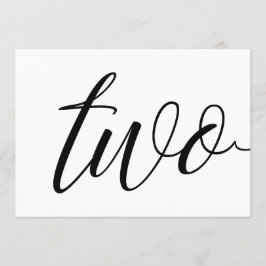 Hochzeitsstipps - Luxe Typografie - Black 2 Einladung