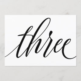 Hochzeitsstipps - Luxe Typografie - Black 3 Einladung