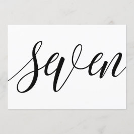 Hochzeitsstipps - Luxe Typografie - Schwarz 7 Einladung