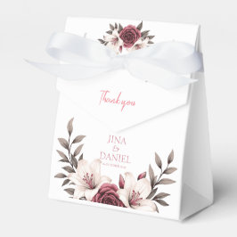 Hochzeitssuite mit Blumen (Weiß) Geschenkschachtel