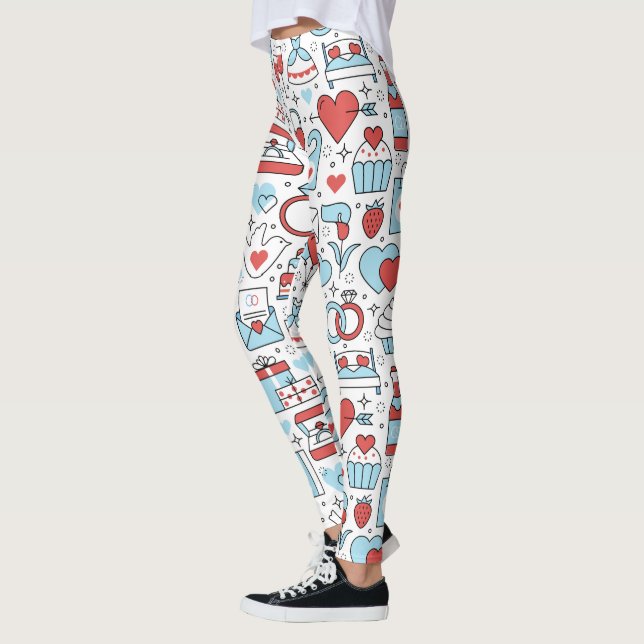 Hochzeitssymbole Leggings (Links)