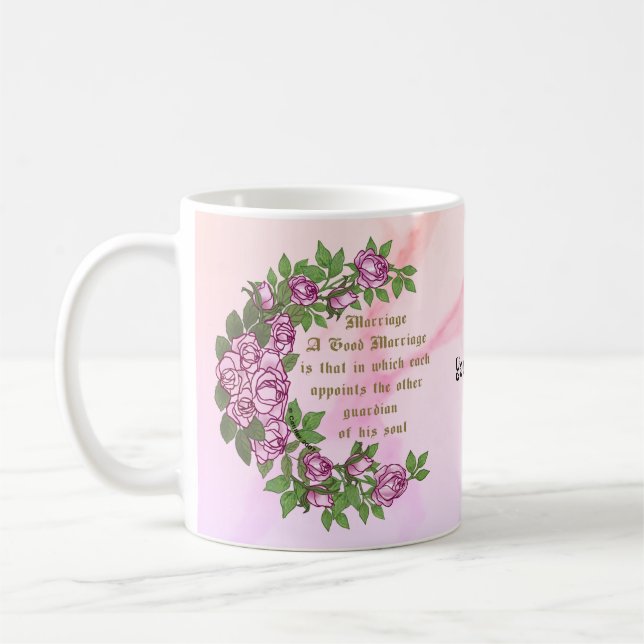 Hochzeitsszenarien für Ehepartner - Tasse (Links)