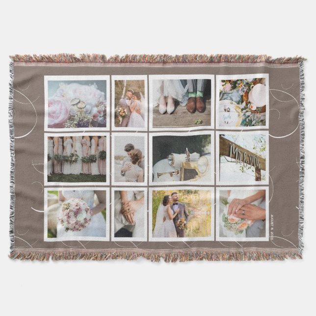 Hochzeitsszenario-Erinnerungen Decke (Vorderseite)